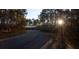 Scenic street view with the sun filtering through the trees at 1468 Alligator Creek Ct, Awendaw, SC 29429