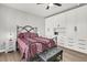 Spacious bedroom with custom built-in storage solutions and decorative furnishings at 174 Sea Lavender Ln, Summerville, SC 29486