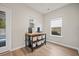 Coffee station area with a wooden butcher block, coffee machine, and storage at 217 Lucca Dr, Summerville, SC 29486