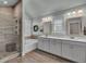 Bright bathroom with double vanity, separate shower, and soaker tub, with natural light at 2825 Backman St, Mount Pleasant, SC 29466