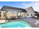 Inviting backyard pool and patio, perfect for outdoor entertaining and relaxation at 322 Equinox Cir, Ladson, SC 29456