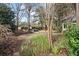 View of a firepit and conversation furniture in the backyard at 3334 Merion Pl, Mount Pleasant, SC 29466