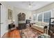 Bright office space featuring a bay window, built-in desk, and comfortable seating, perfect for working at home at 3334 Merion Pl, Mount Pleasant, SC 29466