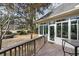 Covered porch featuring large glass windows at 3334 Merion Pl, Mount Pleasant, SC 29466