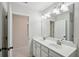 Bathroom featuring dual sinks and a large mirror at 3920 Hanoverian Dr, Mount Pleasant, SC 29429