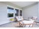 Cozy outdoor patio with comfortable seating, perfect for relaxing and enjoying the weather at 564 Richfield Way, Summerville, SC 29486