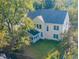 Spacious backyard featuring a well-maintained lawn and mature trees at 9656 Pebble Creek Blvd, Summerville, SC 29485