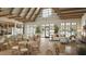 Bright and airy common area featuring high ceilings, abundant seating, and seamless indoor-outdoor transitions at 972 Carnes Crossing Blvd, Summerville, SC 29486