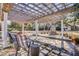 Backyard patio and pergola area with outdoor seating and fireplace at 108 Tea Farm Rd, Summerville, SC 29483