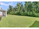 Spacious green backyard with lush trees at 121 Loon Dr, Summerville, SC 29483