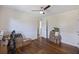 Bright bedroom with hardwood floors, featuring neutral walls and potential for a comfortable living space at 127 Ridge Rd, Summerville, SC 29485