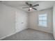 Bedroom with carpet, ceiling fan, and large window at 132 Mcclellan Way, Summerville, SC 29483