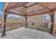 Charming gazebo with an unobstructed backyard view, ideal for outdoor dining and enjoying the natural scenery at 132 Mcclellan Way, Summerville, SC 29483