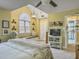 Inviting main bedroom with a window seat, vaulted ceiling, and a ceiling fan at 135 Ashley Hill Dr, Goose Creek, SC 29445