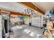 Spacious garage with ample storage space, offering room for vehicles, bikes, and various equipment and tools at 14 Guerard Rd, Charleston, SC 29407