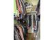Organized closet with hanging clothes, shelving, and ample storage space for personal items at 17 Trumbo St, Charleston, SC 29401
