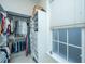 Organized walk-in closet features custom shelving, drawers, and ample hanging space for clothes and accessories at 186 N Shelmore Blvd, Mount Pleasant, SC 29464
