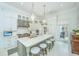 Bright kitchen with a center island, modern appliances, and lots of natural light at 186 N Shelmore Blvd, Mount Pleasant, SC 29464