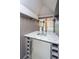 Stylish wet bar features granite countertops, stainless steel refrigerator, and wine storage racks at 186 N Shelmore Blvd, Mount Pleasant, SC 29464