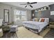 Bright bedroom with a large window, stylish decor, and comfortable furniture at 214 Terry Ave, Summerville, SC 29485