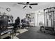 Versatile bonus room with exercise equipment, office setup, and neutral decor at 214 Terry Ave, Summerville, SC 29485