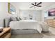 Serene bedroom with neutral tones, large windows, and comfortable furnishings at 219 Symphony Ave, Summerville, SC 29486
