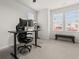 Bright office featuring desk setup, comfortable chair, bench seating, and neutral carpeting at 219 Symphony Ave, Summerville, SC 29486