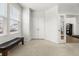 Sitting room with bench and access to the office space at 219 Symphony Ave, Summerville, SC 29486