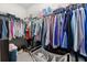 Well-organized walk-in closet with ample storage, and shelving at 219 Symphony Ave, Summerville, SC 29486