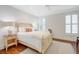 Bedroom featuring a bed with cream frame, hardwood floors, and bright natural light at 27 22Nd Ave, Isle of Palms, SC 29451