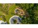 Aerial view of neighborhood amenities; playground and parking at 2942 Clearwater Dr, Mount Pleasant, SC 29466