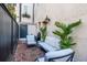 Inviting outdoor patio featuring stylish seating and lush greenery, perfect for relaxation and entertaining at 40 State St # 1, Charleston, SC 29401