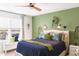 Well-lit bedroom featuring stylish furnishings and a cozy window seat, perfect for relaxation at 409 Spruce Ivy St, Moncks Corner, SC 29461