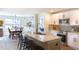 Modern kitchen with a marble island, stainless steel appliances, and open layout at 409 Spruce Ivy St, Moncks Corner, SC 29461