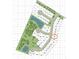 Neighborhood street and lot plan with pond and plot outlined in red at 4139 Rising Tide Dr, Summerville, SC 29485