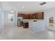 Modern kitchen boasting stainless steel appliances, dark cabinets, and bright countertops at 416 Forest Hills Rd, Summerville, SC 29486