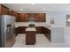 Elegant kitchen showcasing stainless steel appliances, stylish cabinetry, and a functional kitchen island at 416 Forest Hills Rd, Summerville, SC 29486