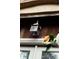 Exterior detail features a charming copper lantern fixture above a door at 42 1/2 Hasell St, Charleston, SC 29401