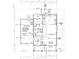 First floor architectural plan detailing the layout including the foyer, living room, and garage at 5806 Beverly Dr, Hanahan, SC 29410