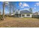 A spacious backyard offering a screened in porch and plenty of room for outdoor activities at 8153 Governors Walk, North Charleston, SC 29418