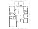 Technical floor plan with dimensions illustrating the layout of this property with detailed measurements and specifications at 8153 Governors Walk, North Charleston, SC 29418