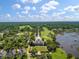 Overhead shot of a beautiful golf course and community at 1020 Lyle Way, Mount Pleasant, SC 29466