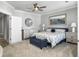 Calm main bedroom with soft colors, a ceiling fan, and tasteful decor at 1020 Lyle Way, Mount Pleasant, SC 29466