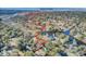 Aerial view of the property highlighting its location with quick access to Shem Creek at 1048 Wharf Indigo Pl, Mount Pleasant, SC 29464