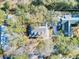 Overhead view of a well-maintained home showcasing the roof, yard, and driveway at 1048 Wharf Indigo Pl, Mount Pleasant, SC 29464