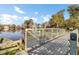 Neighborhood pedestrian bridge, that goes over a body of water at 1048 Wharf Indigo Pl, Mount Pleasant, SC 29464