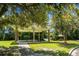 Community pavilion in the woods with picnic tables at 1137 Moss Grove Dr Dr, Moncks Corner, SC 29461