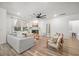 Spacious living room with fireplace, hardwood flooring, and an open layout design at 114 Belfort Pl, Summerville, SC 29486