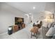 Cozy living room featuring a large TV, plush seating, and modern decor at 114 Belfort Pl, Summerville, SC 29486