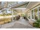 Enjoy this covered patio with outdoor seating and golf course views at 1429 Burningtree Rd, Charleston, SC 29412